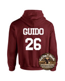 SPP CREW  HOODIE-MAROON