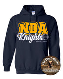 NDA KNIGHTS HOODIE-NAVY 2026 VOLLEYBALL