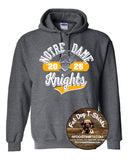 NDA CHARCOAL HEATHER HOODIE 2026