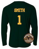 QUEEN OF PEACE-BASKETBALL  LONG SLEEVE TECH SHIRT-NEW 2024