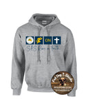 SAINT AMBROSE SCHOOL -RUNS ON FAITH GREY HOODIE