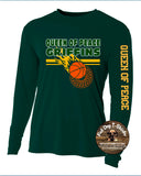 QUEEN OF PEACE-BASKETBALL  LONG SLEEVE TECH SHIRT-NEW 2024