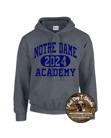NDA HOODIE-CHARCOAL 2024