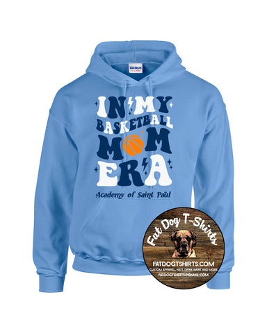 ACADEMY OF SAINT PAUL HOODIE-ASP-CAVALIER BASKETBALL MOM LIGHT BLUE