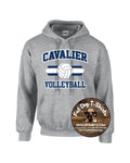 ACADEMY OF SAINT PAUL HOODIE-ASP VOLLEYBALL SPORT GREY
