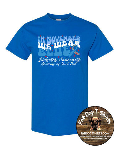 Academy of Saint Paul- We wear Blue T-Shirt-SWEATSHIRTS AND LONG SLEEVE