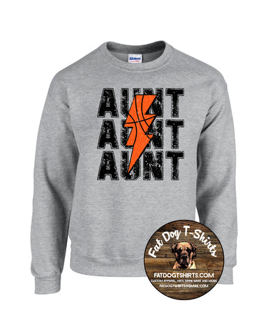 BASKETBALL AUNT CREW SWEATSHIRT-NEW 2024