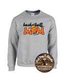 BASKETBALL MOM CREW SWEATSHIRT-NEW 2024