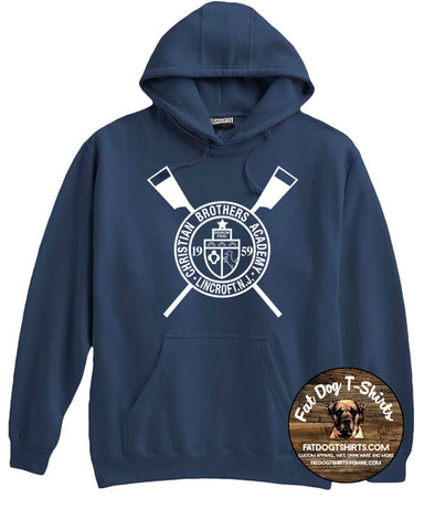 CHRISTIAN BROTHERS ROWING PENNANT  10 OZ HEAVY HOODIE
