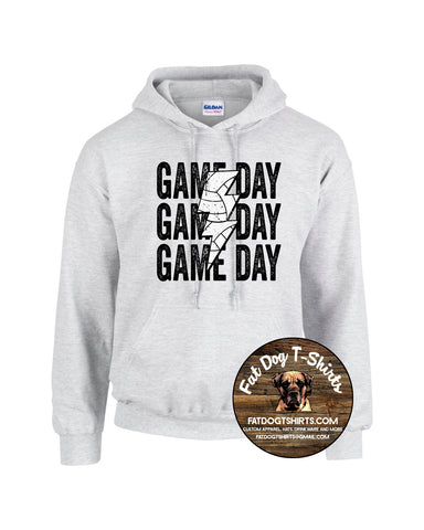 GAME DAY VOLLEYBALL HOODIE -YOUTH AND ADULT UNISEX-ASH