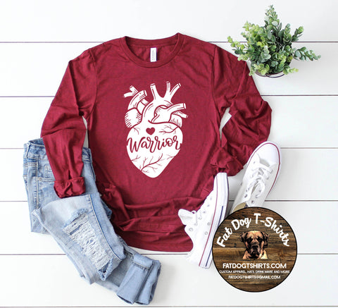 Heart Warrior-Long Sleeve T-Shirt