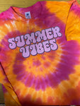 Summer Vibes Tie Dye T-Shirt-NEW