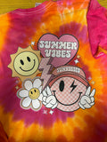 Summer Vibes Tie Dye T-Shirt-NEW