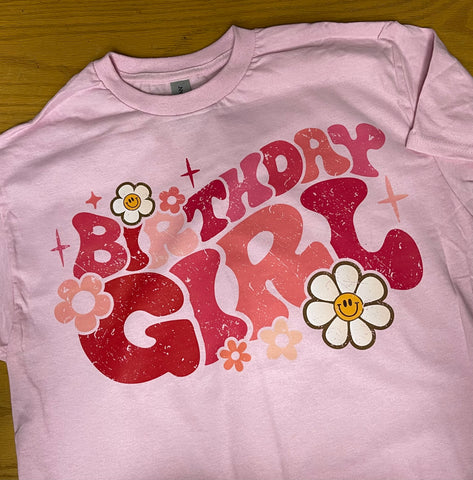 Groovy Birthday Girl T-Shirts/fleece-NEW!!!
