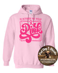 IN OCTOBER BREAST CANCER AWARENESS-T-SHIRT/HOODIE/LONG SLEEVE
