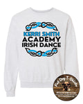 KERRI SMITH IRISH DANCE SCHOOL-ASH GREY CREW SWEATSHIRT
