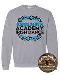 KERRI SMITH IRISH DANCE SCHOOL-ASH GREY CREW SWEATSHIRT