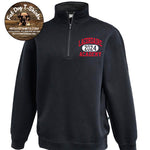 LACORDAIRE QUARTER ZIP-BLACK