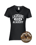 LACORDAIRE LADIES 2024 V-NECK-BLACK