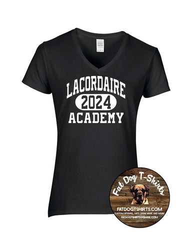 LACORDAIRE LADIES 2024 V-NECK-BLACK