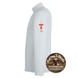 MIT-T150 SPIRIT WEAR QUARTER ZIP-GREY UNDER ARMOUR TECH