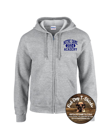 NDA SPORT GREY FULL ZIP 2024