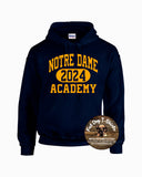 NOTRE DAME ACADEMY NAVY HOODIE-YOUTH AND ADULT SIZES 2024