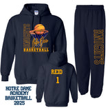 NOTRE DAME BASKETBALL WARMUPS-2025-2026 ADULT SIZES
