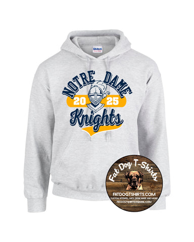 NDA KNIGHTS HOODIE-ASH 2025