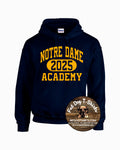NOTRE DAME ACADEMY HOODIE-YOUTH AND ADULT SIZES 2025