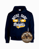 NDA KNIGHTS HOODIE-NAVY 2025
