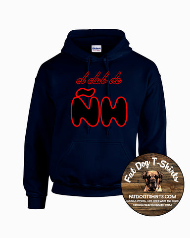 NHRHS-SPANISH CLUB HOODIE-BLACK CLUB LOGO