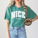 NICE VIBES CREW SWEATSHIRT/HOODIE/LONG SLEEVE NEW!