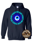NO BAD VIBES-GREEK EYE-HOODIE