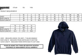 SAINT AMBROSE SCHOOL UNISEX YOUTH/ADULT QUARTER ZIP-  NAVY HEAVY