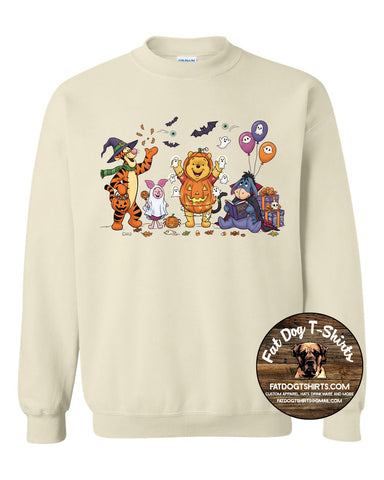 POOH FALL SWEATSHIRT- CREW OR HOODIE-NEW