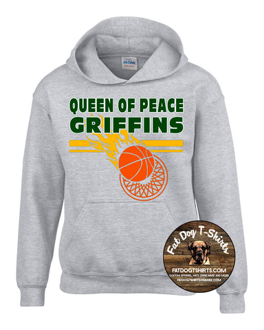 QUEEN OF PEACE-BASKETBALL HOODIE-NEW 2024