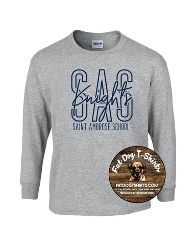 SAINT AMBROSE SCHOOL- LONG SLEEVE T-SHIRT