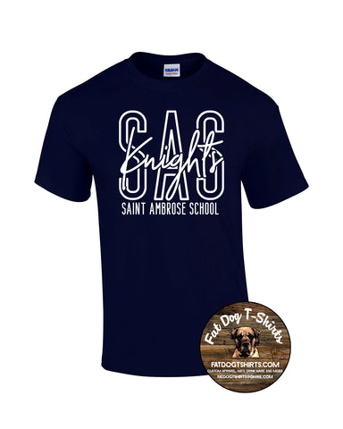 SAINT AMBROSE SCHOOL- NAVY T-SHIRT