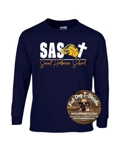 SAINT AMBROSE SCHOOL- LONG SLEEVE T-SHIRT