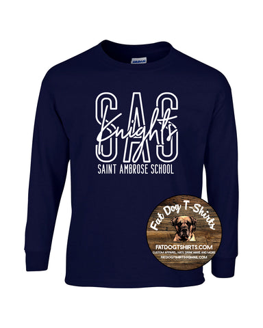 SAINT AMBROSE SCHOOL- LONG SLEEVE T-SHIRT