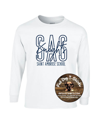 SAINT AMBROSE SCHOOL- LONG SLEEVE T-SHIRT