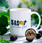SAINT AMBROSE SCHOOL MUG-SCHOOL CROSS LOGO