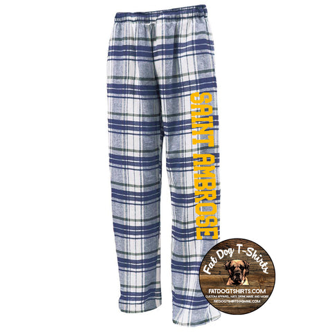 SAINT AMBROSE SCHOOL COTTON FLANNEL PJ BOTTOMS-1