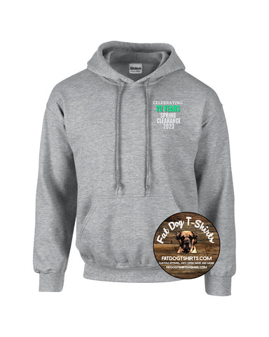 SPRING CLEARANCE -20 YEAR HOODIE-SPORT GREY
