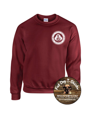 SPP CREW  -CREW NECK SWEATSHIRT-MAROON