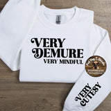 VERY DEMURE-CREW SWEATSHIRT /HOODIE