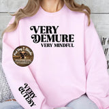 VERY DEMURE-CREW SWEATSHIRT /HOODIE