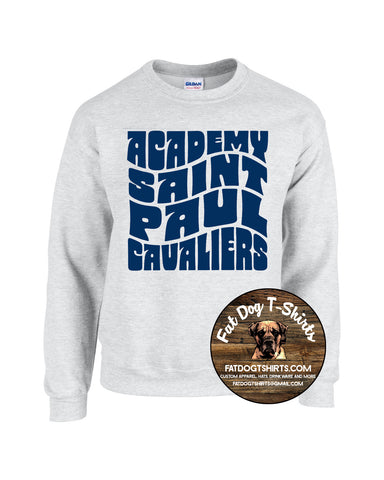 ACADEMY OF SAINT PAUL CREW SWEATSHIRT-GROOVY ASH GREY