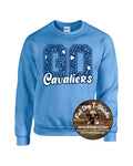 ACADEMY OF SAINT PAUL CREW SWEATSHIRT-ASP GO CAVS LIGHT BLUE